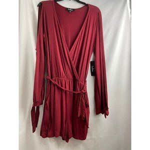 Lulu's Women's Red Romper Size XL